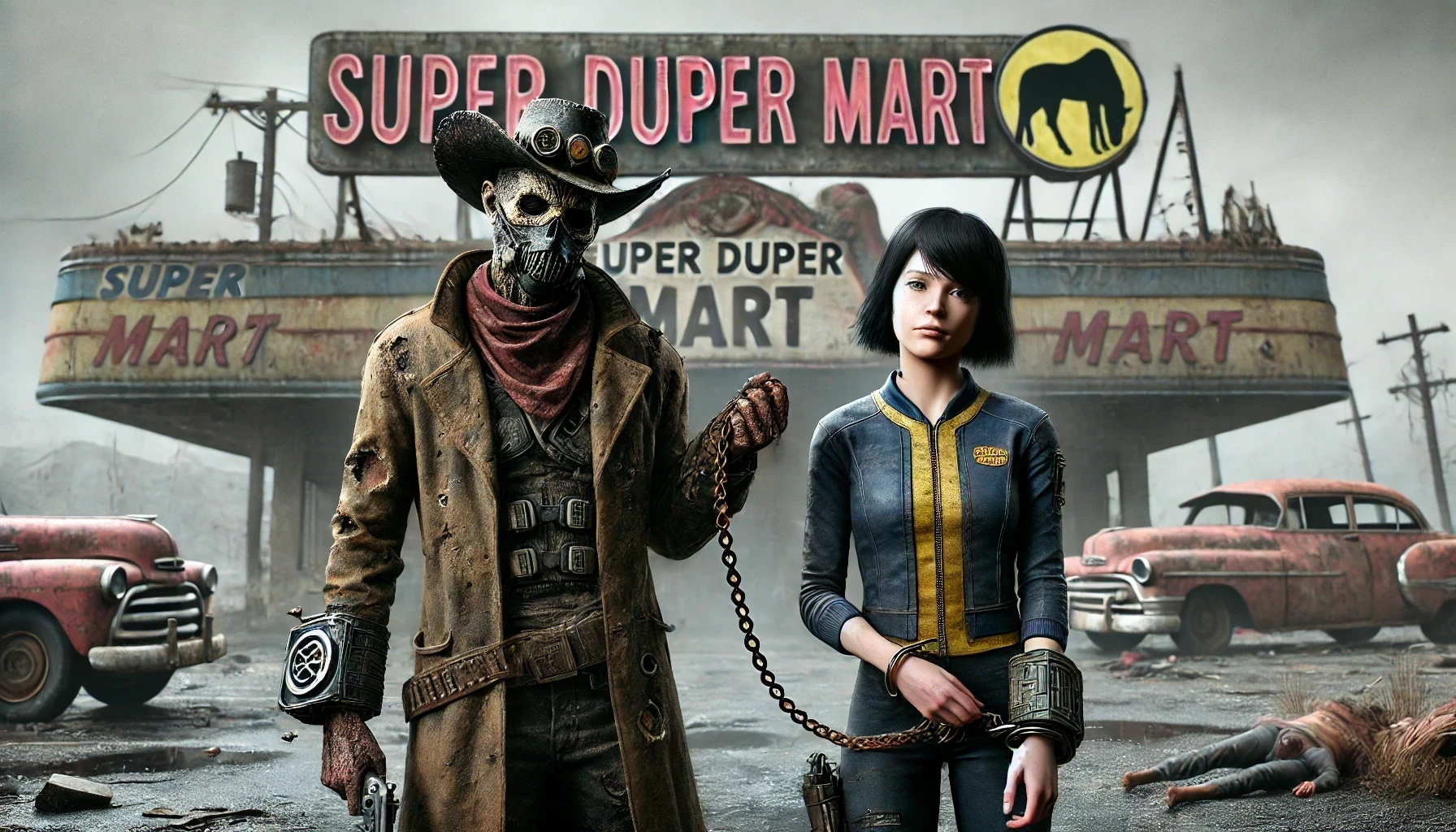 Fallout Vault-Tec.com Vault Tec Lucy Ghoul Super Duper Mart Prisoner.